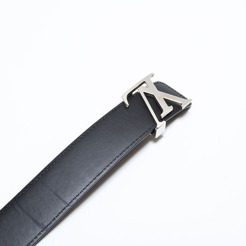 LOUIS VUITTON 2012 Monogram 80/32 belt Brown black WS21623