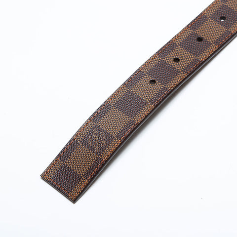 LOUIS VUITTON Damier Centur Carre 95/38 belt Brown WS21624