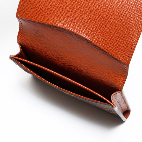 LOUIS VUITTON Monogram Card Case Brown WS21625