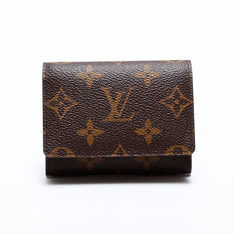 LOUIS VUITTON Monogram Card Case Brown WS21625