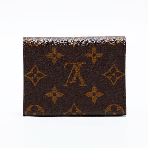 LOUIS VUITTON Monogram Card Case Brown WS21625