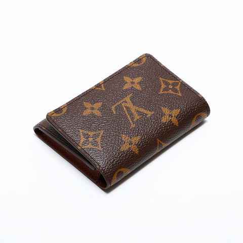 LOUIS VUITTON Monogram Card Case Brown WS21625