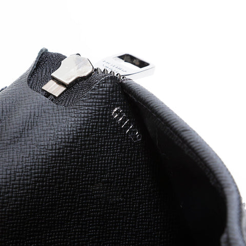 LOUIS VUITTON 2019 Monogram Eclipse Vertical Purse Black Grey WS21626