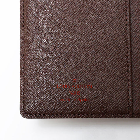 LOUIS VUITTON 2012 Damier Agenda Notebook cover Brown WS21627