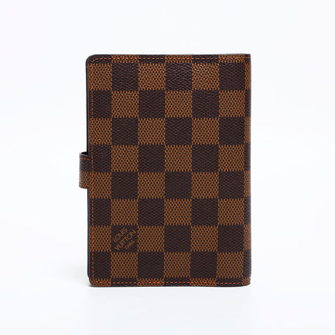 LOUIS VUITTON 2012 Damier Agenda Notebook cover Brown WS21627