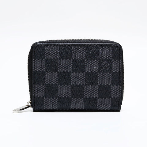 LOUIS VUITTON Damier Graphite Bifold Wallet Black Grey WS21628