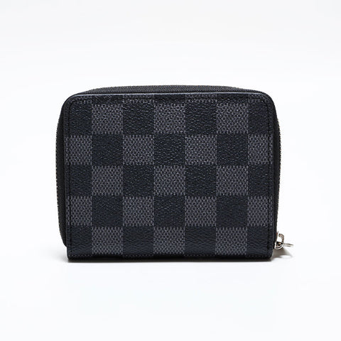 LOUIS VUITTON Damier Graphite Bifold Wallet Black Grey WS21628