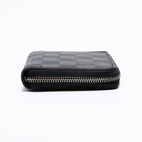 LOUIS VUITTON Damier Graphite Bifold Wallet Black Grey WS21628