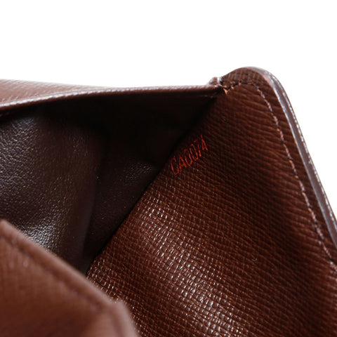 LOUIS VUITTON Damier made in 2004 Bifold Wallet Brown WS21629
