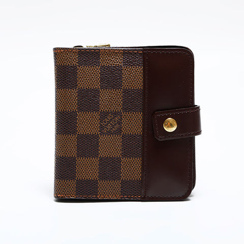 LOUIS VUITTON Damier made in 2004 Bifold Wallet Brown WS21629