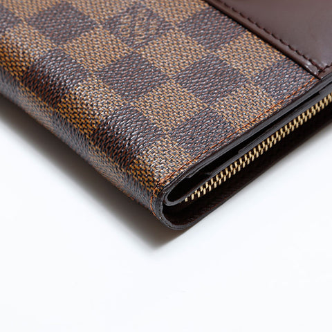 LOUIS VUITTON Damier made in 2004 Bifold Wallet Brown WS21629