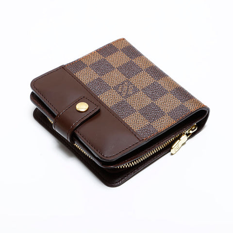 LOUIS VUITTON Damier made in 2004 Bifold Wallet Brown WS21629