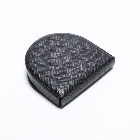 LOUIS VUITTON 2002 Leather Coin case black WS21635