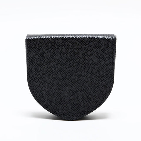 LOUIS VUITTON 2002 Leather Coin case black WS21635