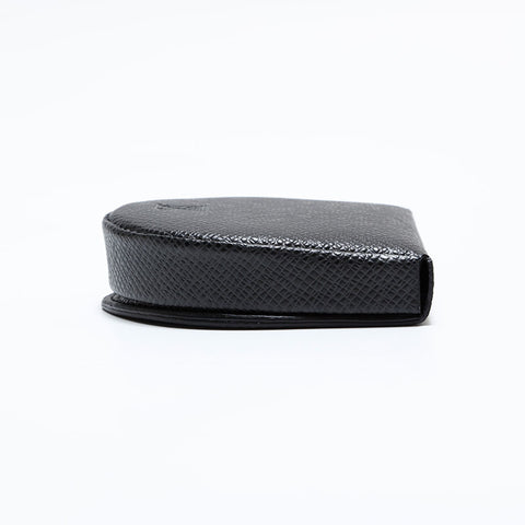 LOUIS VUITTON 2002 Leather Coin case black WS21635