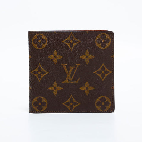 LOUIS VUITTON Monogram Portefeuille Marco Bifold Wallet Brown WS21637