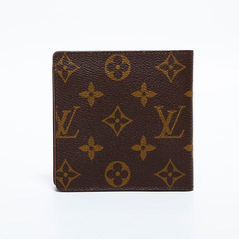 LOUIS VUITTON Monogram Portefeuille Marco Bifold Wallet Brown WS21637