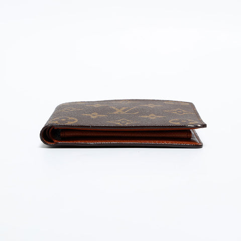 LOUIS VUITTON Monogram Portefeuille Marco Bifold Wallet Brown WS21637