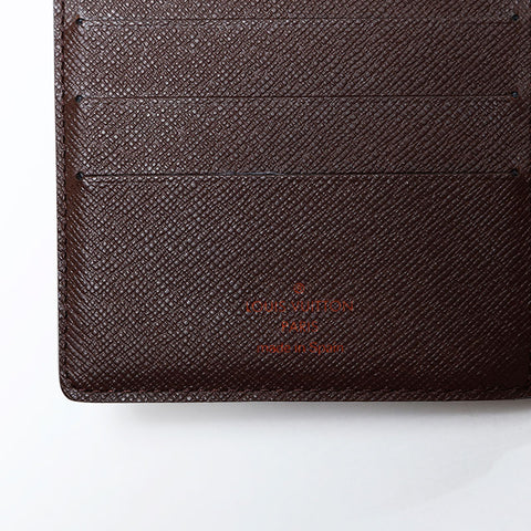 LOUIS VUITTON Damier Portefeuille・Marco Bifold Wallet Brown WS21638