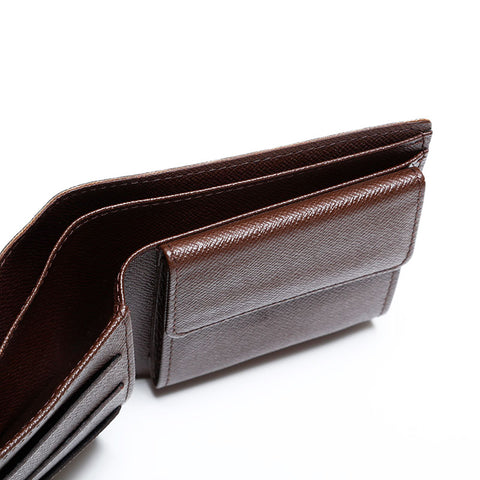 LOUIS VUITTON Damier Portefeuille・Marco Bifold Wallet Brown WS21638