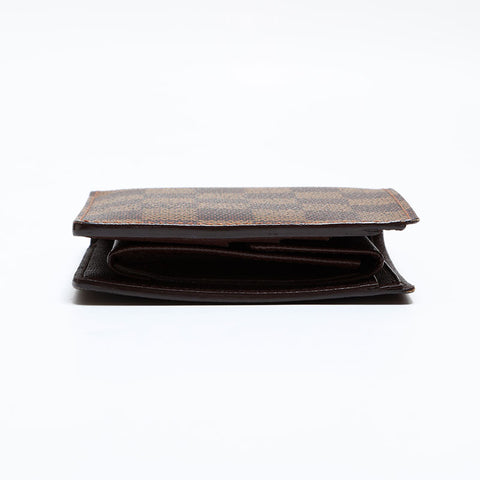 LOUIS VUITTON Damier Portefeuille・Marco Bifold Wallet Brown WS21638