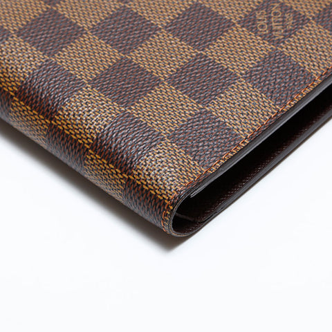 LOUIS VUITTON Damier Portefeuille・Marco Bifold Wallet Brown WS21638