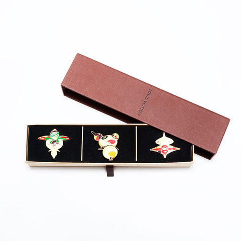 LOUIS VUITTON 2003 Takashi Murakami collaboration Flower Hat XLV Panda x Onion Head hair accessory multicolor WS21640