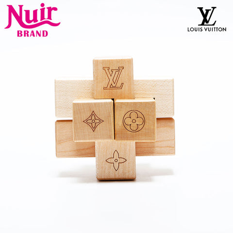 LOUIS VUITTON 2006 Wooden Puzzle Other accessories Brown WS21642