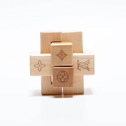 LOUIS VUITTON 2006 Wooden Puzzle Other accessories Brown WS21642