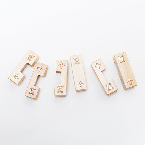 LOUIS VUITTON 2006 Wooden Puzzle Other accessories Brown WS21642
