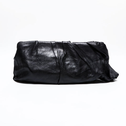 PRADA leather Clutch bag black WS21649