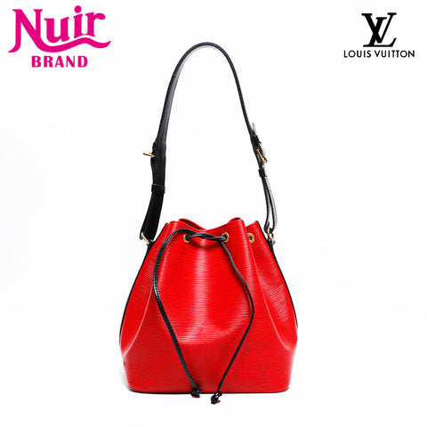 LOUIS VUITTON Epi Petit Noe Two-tone 1995 Shoulder Bag Red WS21650