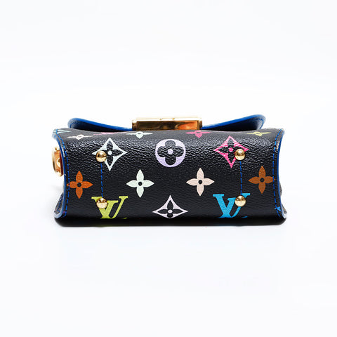 LOUIS VUITTON Takashi Murakami Monogram Black Heartbreaker Noir 2012 Shoulder Bag multicolor WS21652