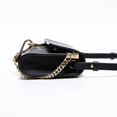 Chloe Leather Faye Purse Shoulder Bag black WS21656