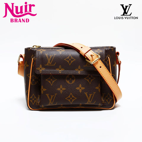 LOUIS VUITTON Monogram Viva Cite PM 2004 Shoulder Bag Brown WS21657