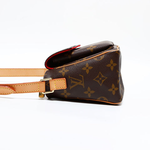 LOUIS VUITTON Monogram Viva Cite PM 2004 Shoulder Bag Brown WS21657