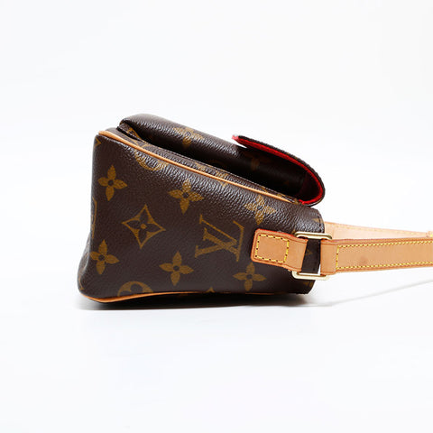 LOUIS VUITTON Monogram Viva Cite PM 2004 Shoulder Bag Brown WS21657