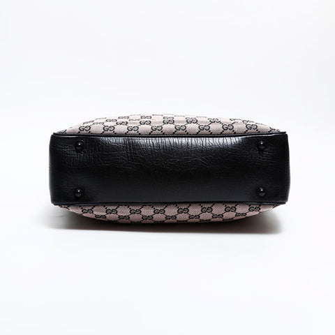 グッチ GUCCI GGキャンバス バンブー ハンド トートバッグ ピンク WS21663