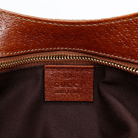 GUCCI GG Canvas Bamboo Shoulder Bag beige WS21666