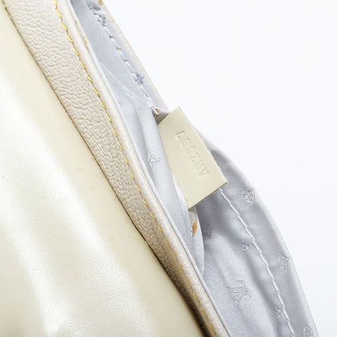 LOUIS VUITTON Leather Suhali 2007 Shoulder Bag beige WS21667