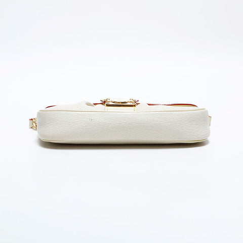 LOUIS VUITTON Leather Suhali 2007 Shoulder Bag beige WS21667