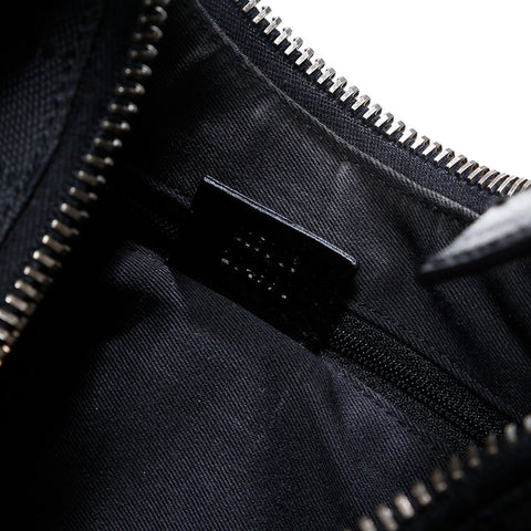 GUCCI GG canvas hobo Shoulder Bag black WS21668