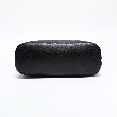 GUCCI GG canvas hobo Shoulder Bag black WS21668