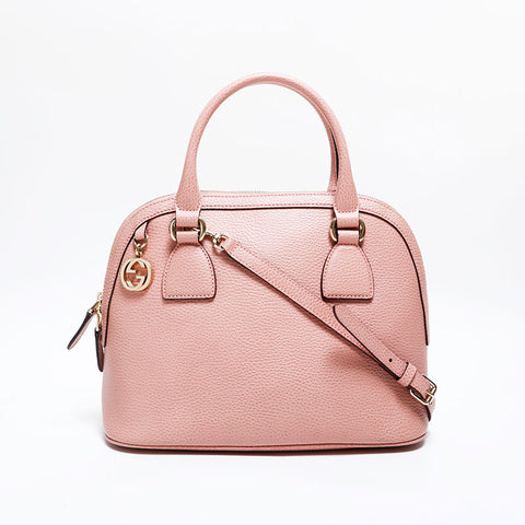 GUCCI Leather 2way Handbag pink WS21672