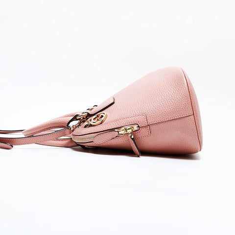 GUCCI Leather 2way Handbag pink WS21672