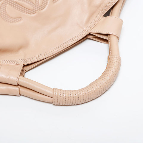 LOEWE Nappa Aire Leather Handbag beige WS21674