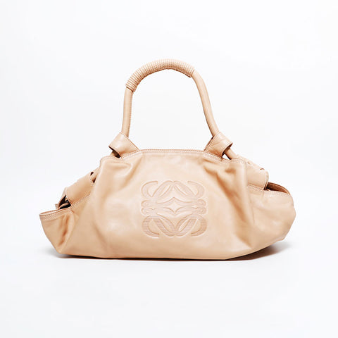 LOEWE Nappa Aire Leather Handbag beige WS21674