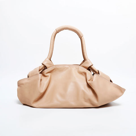 LOEWE Nappa Aire Leather Handbag beige WS21674