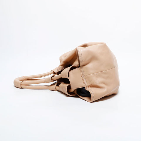 LOEWE Nappa Aire Leather Handbag beige WS21674