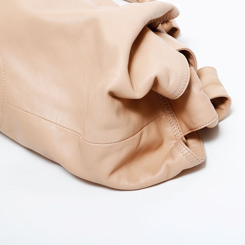 LOEWE Nappa Aire Leather Handbag beige WS21674
